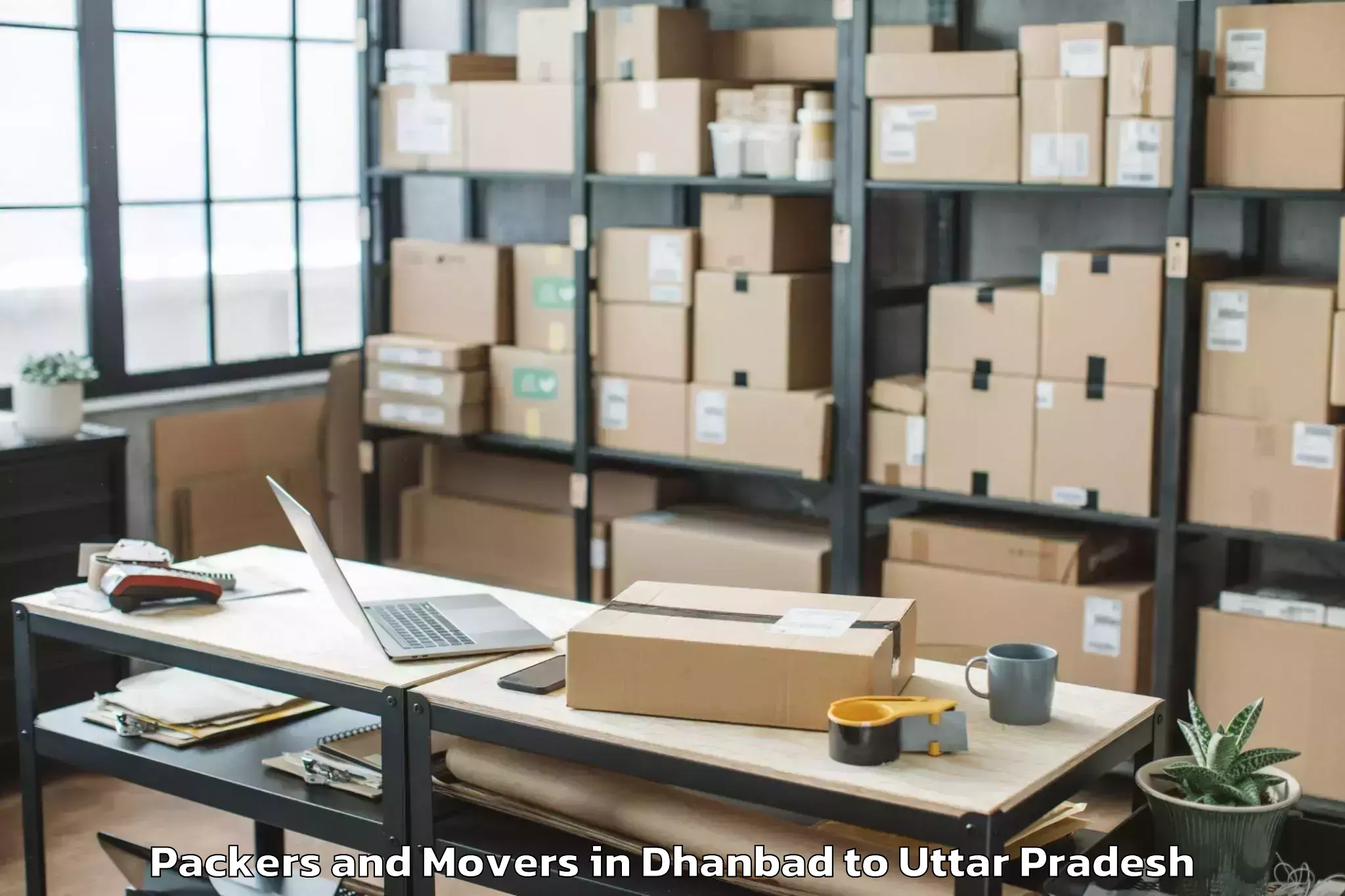 Quality Dhanbad to Fazilnagar Packers And Movers